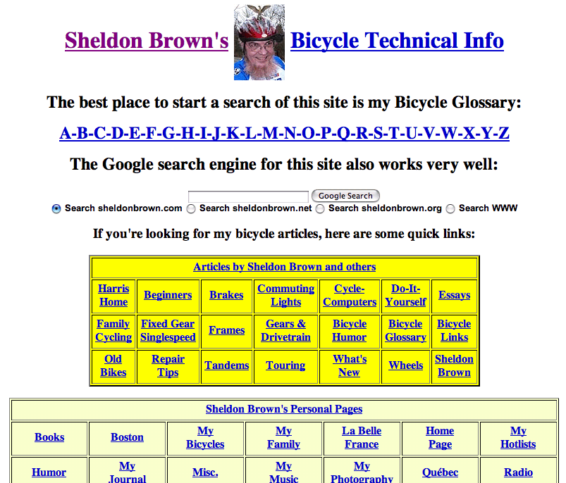Tiedosto:Sheldon Browns Bicycle Technical Info.gif